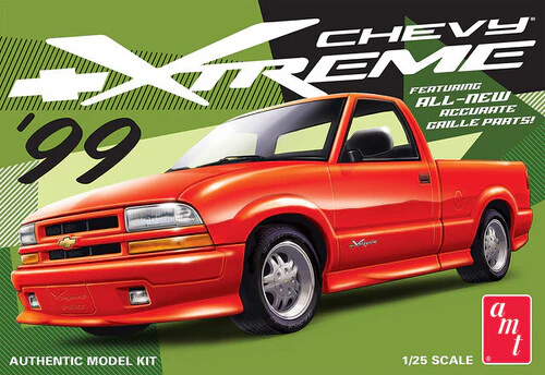 AMT 1999 Chevy S-10 Xtreme Pickup 1/25 Scale Model Kit