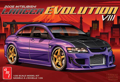 AMT 2005 Mitusbishi Lancer Evolution 1/25 Scale Model Kit