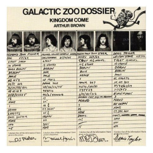Arthur Brown - Galantic Zoo Dossier