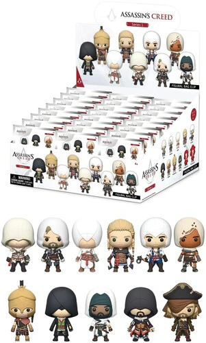 Assassin's Creed - 3D Foam Bag Clip Series 1 - 24pc Blind Bag PDQ