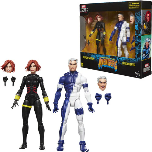 Avengers: The Crossing - Marvel Legends - Black Widow & Quicksilver Action Figure 2-Pack