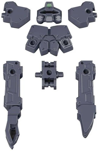 Bandai Hobby - 30MM - 1/144 Option Armor For Base Attack [Rabiot Exclusive / Dark Gray] (Box Of 12)
