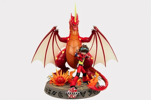 Bedrock Collectibles - Bakugan - Drago & Dan Premium Collectible Statue
