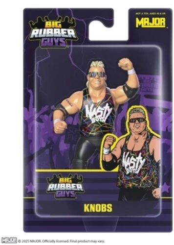 Big Rubber Guys Wrestling Nasty Boys Knobs 8 Figure