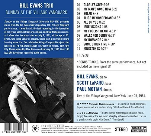Bill Evans - Sunday at The Village Vanguard - Image 3