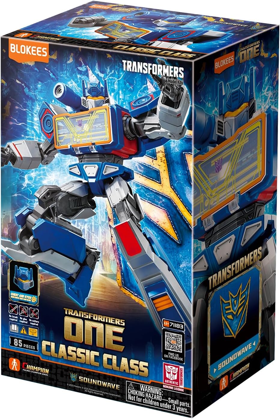 BLOKEES Transformers Classic Class Transformers One Soundwave - Image 3