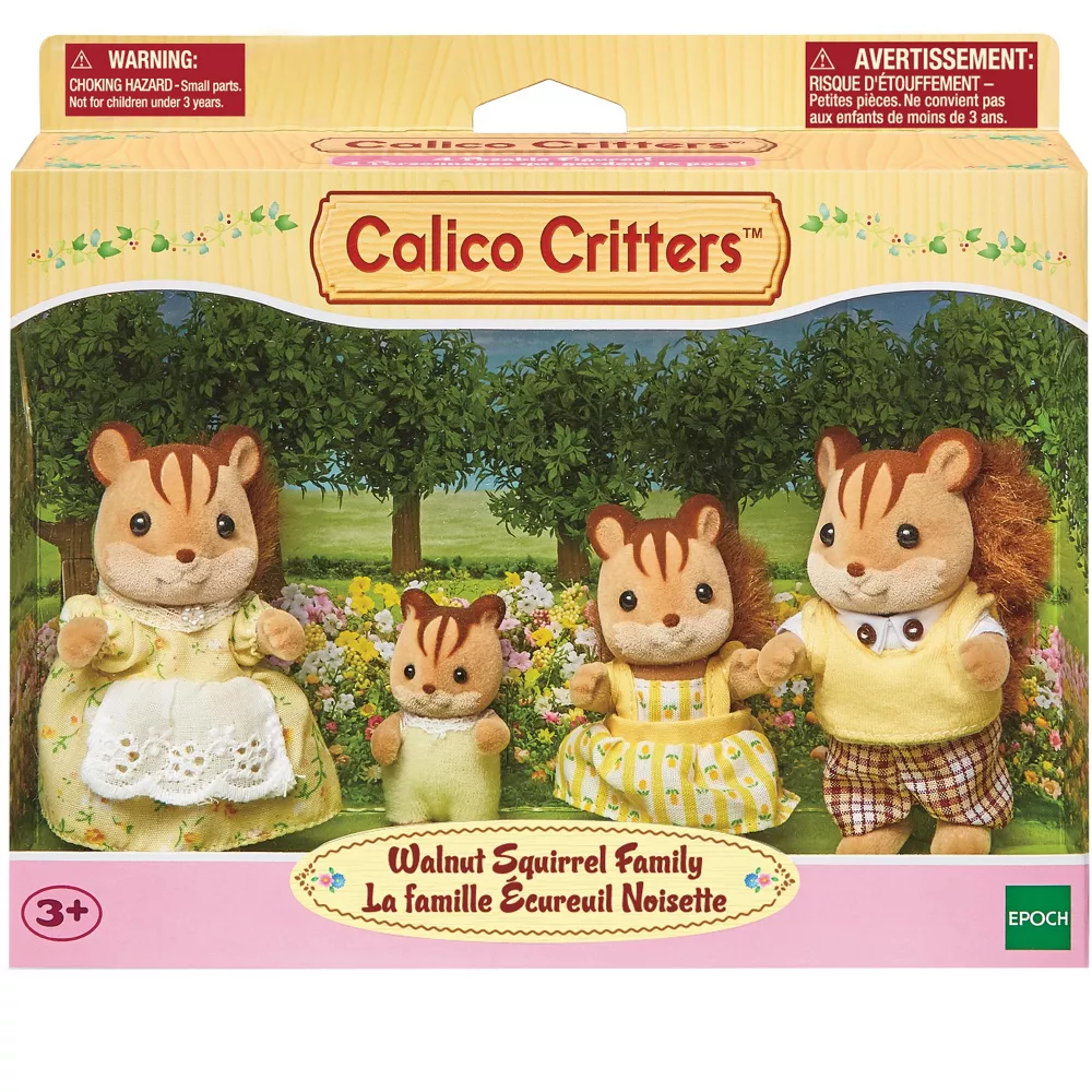 Calico Critters Walnut Squirrel Family - Image 2