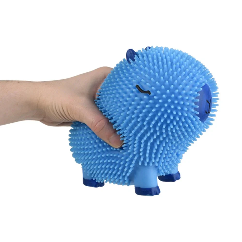 Capybara Puffer Toy 6” – Squishy Stress Relief Fidget Toy (Random Color)