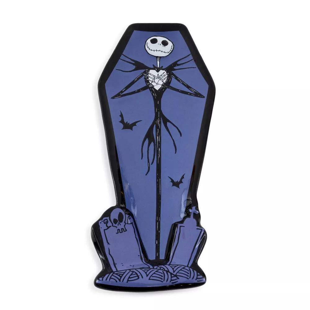 Disney Nightmare Before Christmas Jack Coffin Sculpted Ceramic Spoon Rest