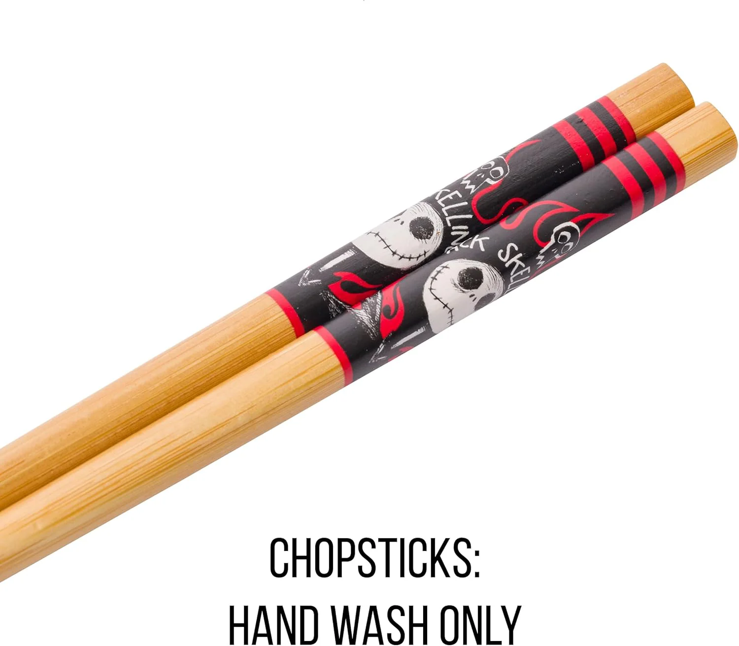 Disney Nightmare Before Christmas Jack Skellington Ceramic Ramen Bowl with Chopsticks - Image 3