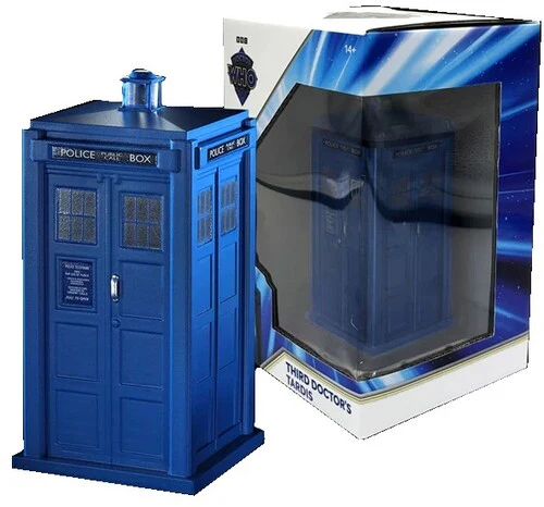 Doctor Who - Third Doctor's TARDIS Seasons 7-13 1/21 Scale Polyresin Statue