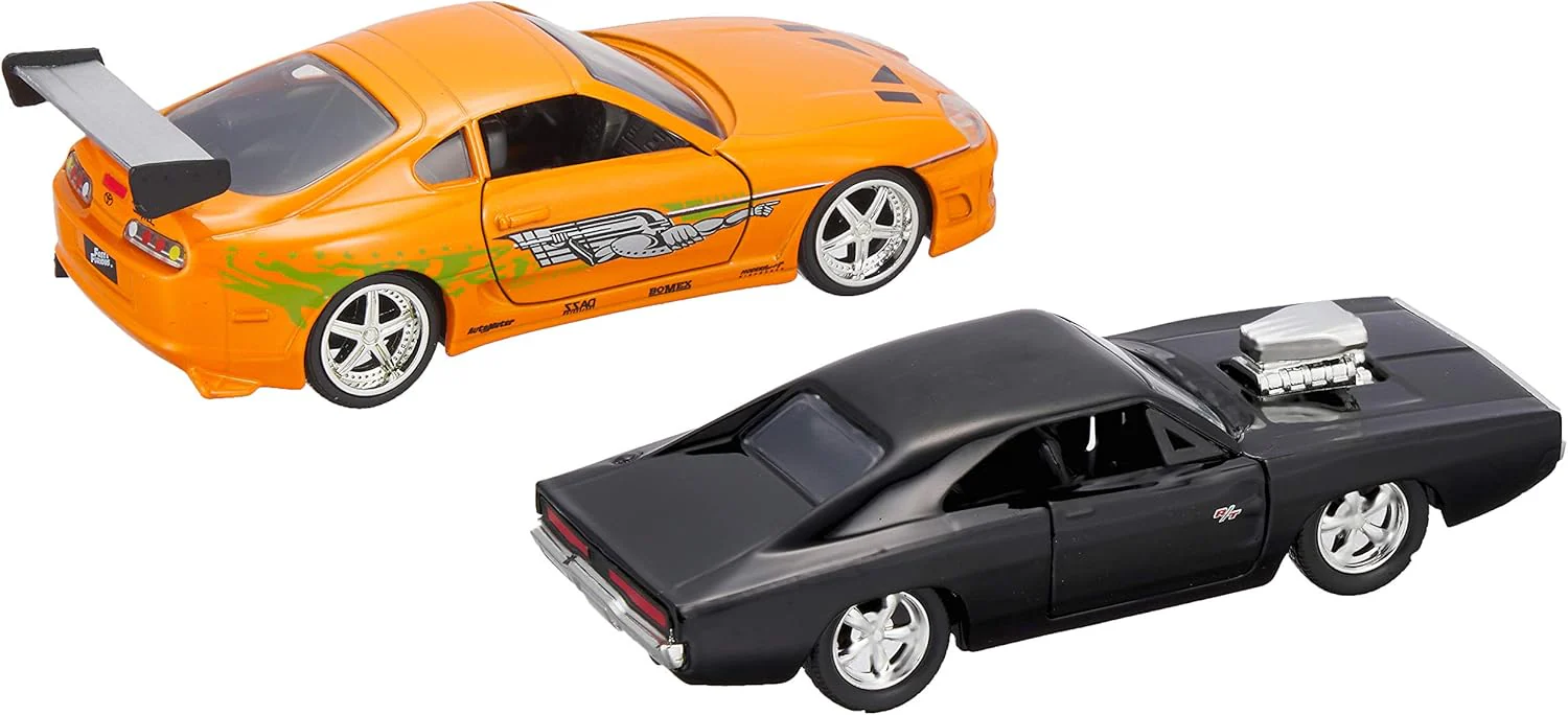 Fast & Furious Dom's Dodge Charger R/T & Brian's Toyota Supra 1:32 - Image 3