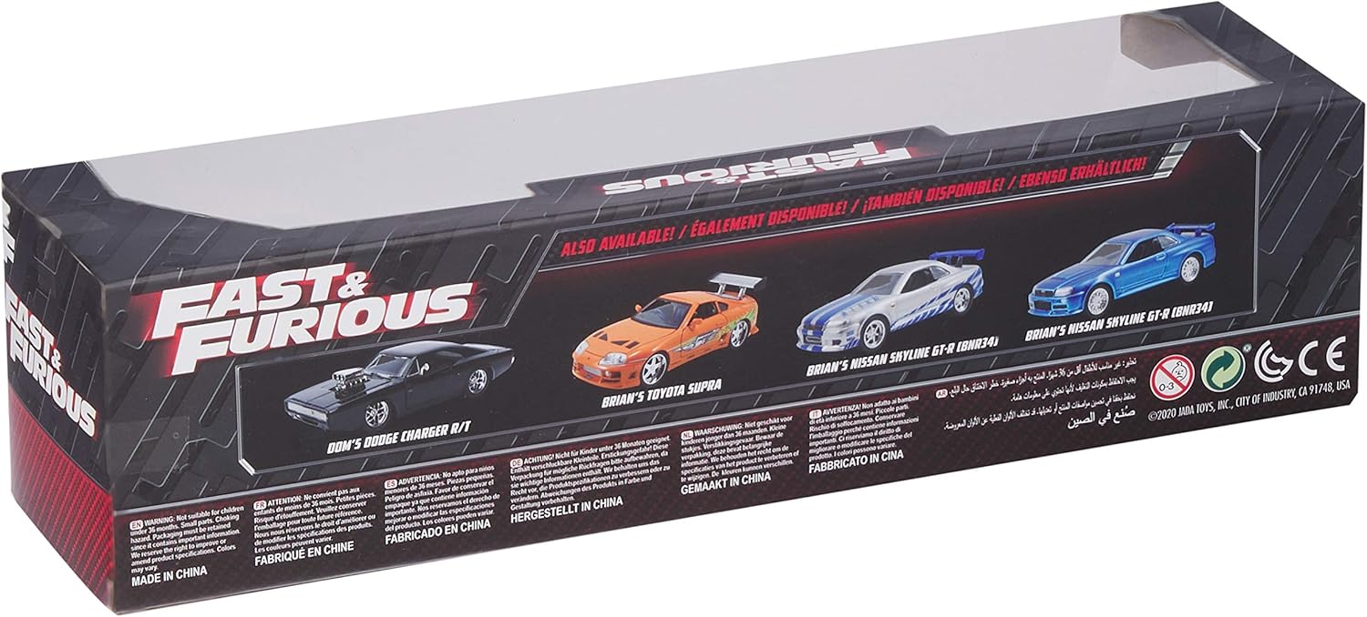 Fast & Furious Dom's Dodge Charger R/T & Brian's Toyota Supra 1:32 - Image 4