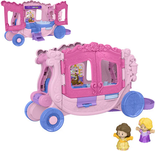 Fisher Price - Little People Disney Princess Pull-Along Musical Carriage