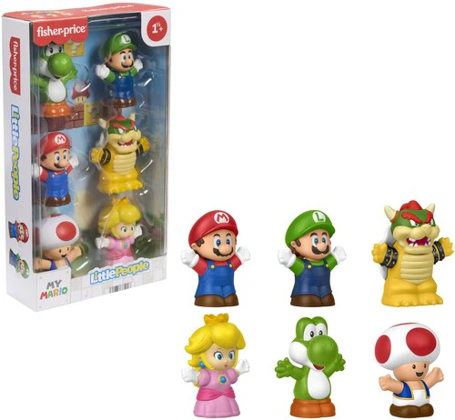 Fisher Price - Little People My Mario Figure 6-Pack