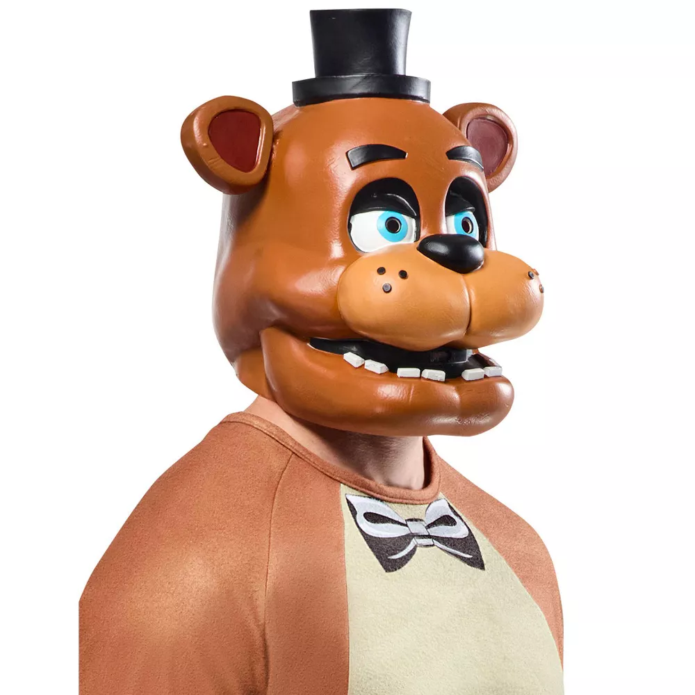 Five Nights At Freddy's Freddy Overhead Latex Mask- One Size Fits Most - Image 2