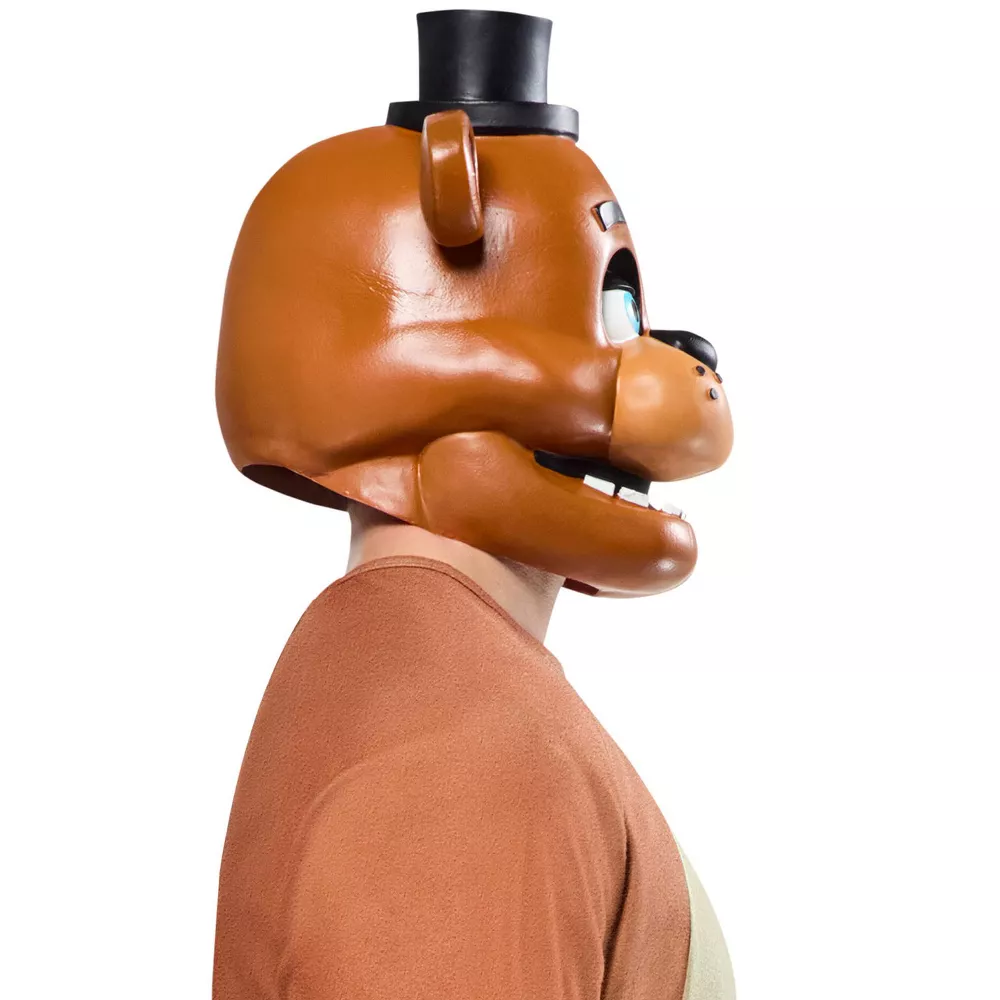 Five Nights At Freddy's Freddy Overhead Latex Mask- One Size Fits Most - Image 3