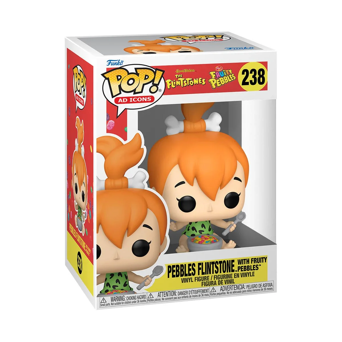 Funko Pop! Fruity Pebbles Pebbles Flintstone with Fruity Pebbles - Image 2