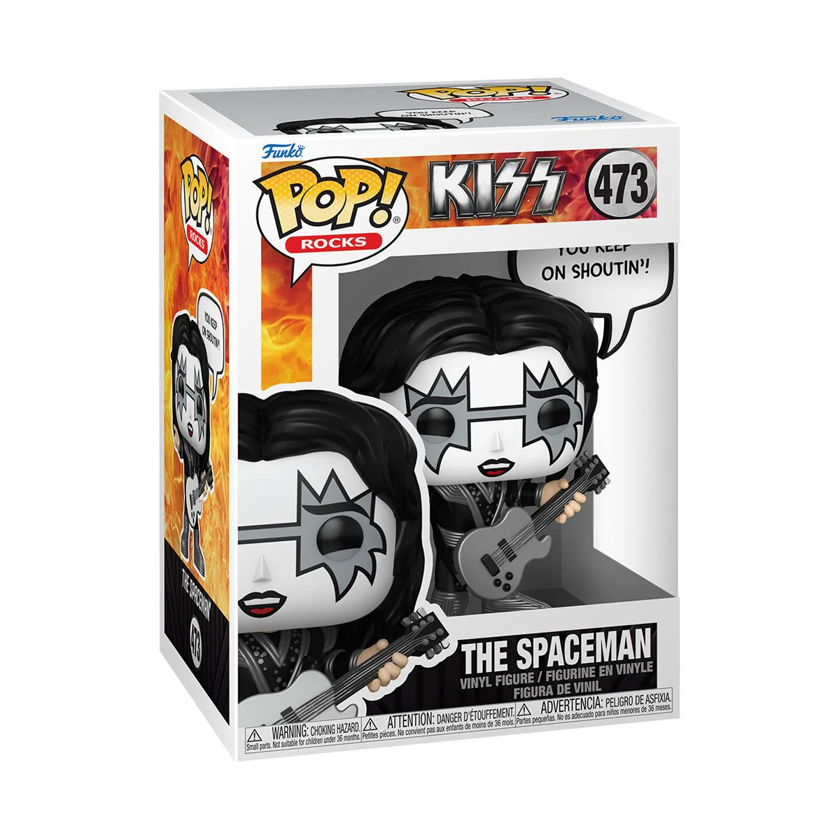 Funko Pop! Sayings: KISS - The Spaceman, Rock & Roll All Night - Image 2
