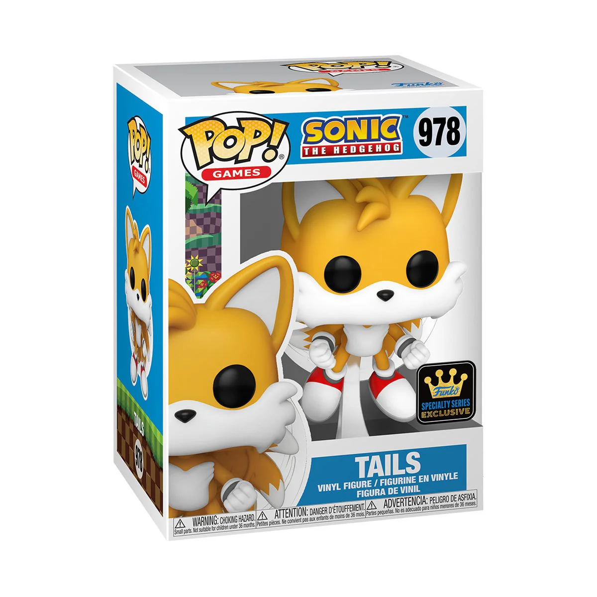 Funko Pop! Sonic the Hedgehog Tails Flying Funko (w/ chase) - Image 3