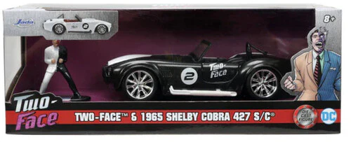 Jada Toys - 1:32 DC - Hollywood Rides - '65 Shelby Cobra 427 with Two Face Figure