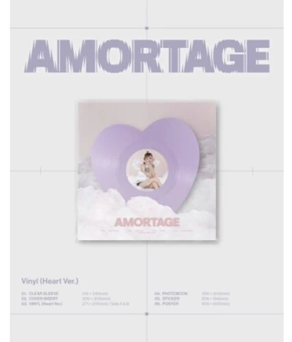 Jisoo - Amortage - Heart Version - incl. Photobook, Sticker + Poster