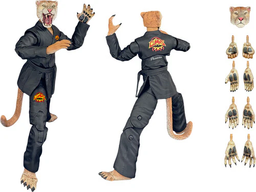 Jiu Jitsu Combat Creatures - Pounce The Puma Action Figure - Black Gi (Convention Exclusive)