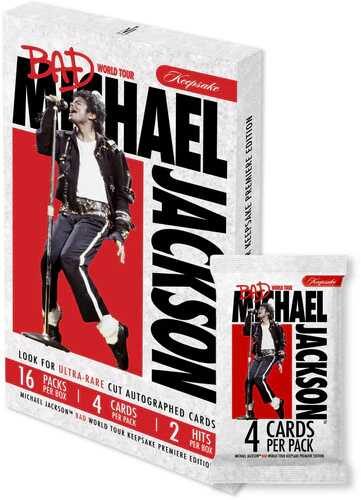Keepsake - Michael Jackson: Bad World Tour - Premiere Edition Trading Cards 16-Pack Hobby Box