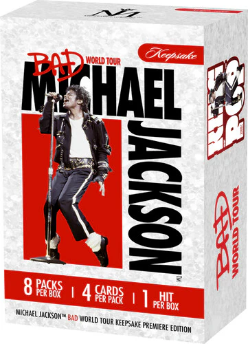 Keepsake - Michael Jackson: Bad World Tour - Premiere Edition Trading Cards - Blaster Box