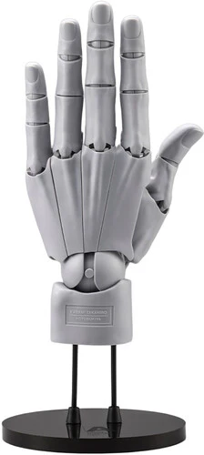 Kotobukiya - Artist Support Item - Hand Model - Men's Left - Gray