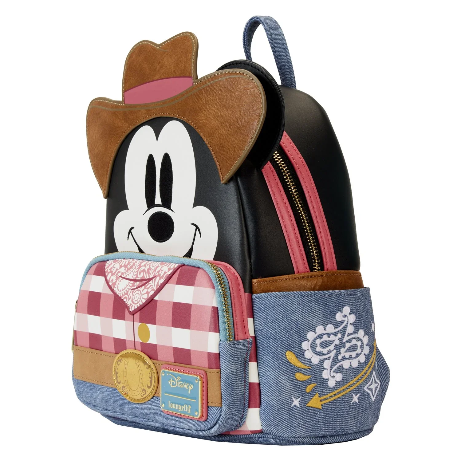 Loungefly Disney Western Mickey Mouse Cosplay Mini Backpack - Image 2