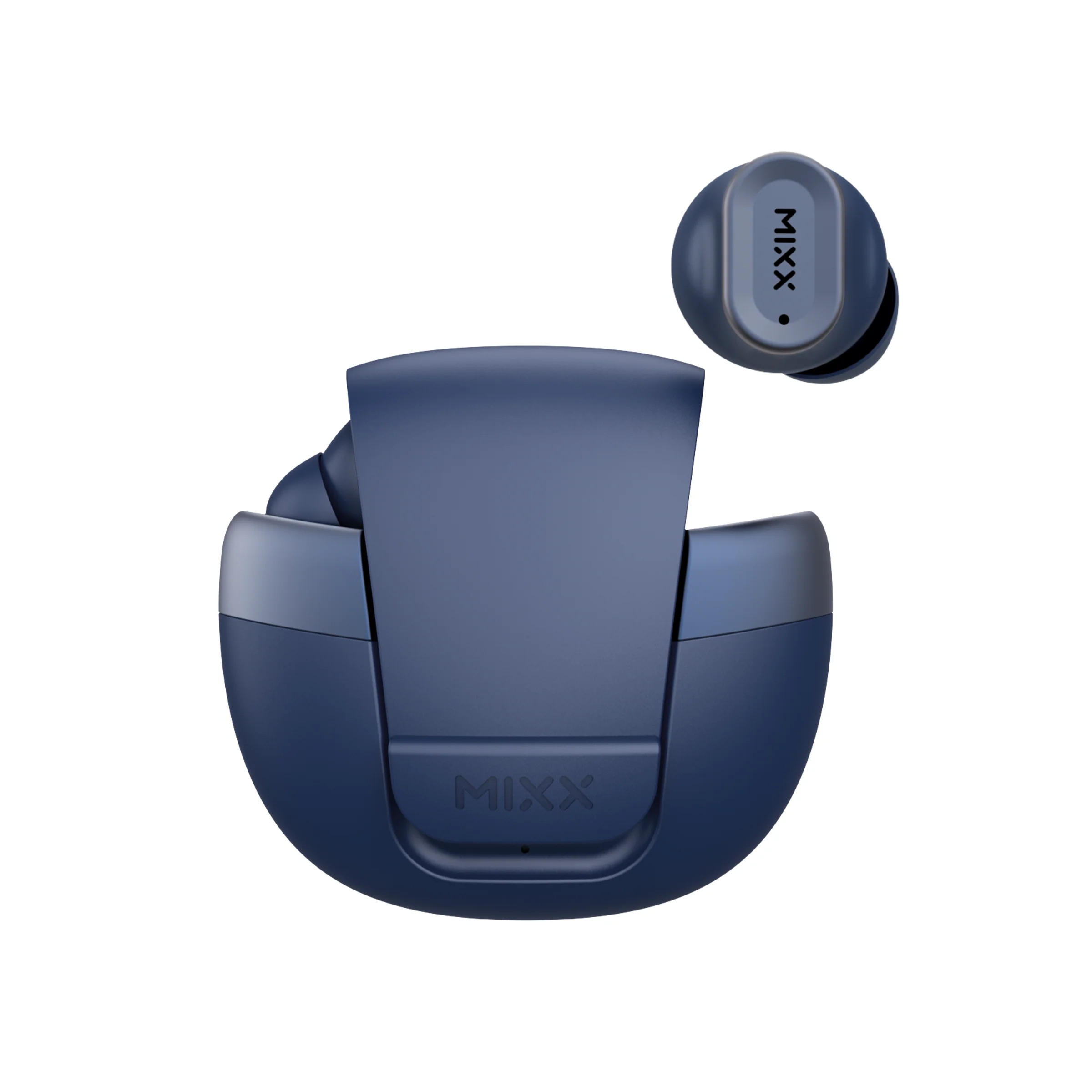 Mixx StreamBuds Solo 1 True Wireless Earphones, Charge Case, and Touch Sensor Controls  Blue - Image 3