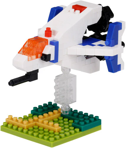 Nanoblock - Namco Classic Games - Character Collection - Xevious Solvalou Building Kit