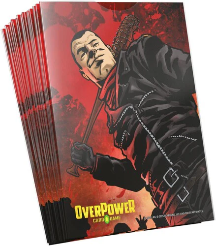 OverPower CCG: Skybound 100 pack Sleeves NEGAN - The Walking Dead
