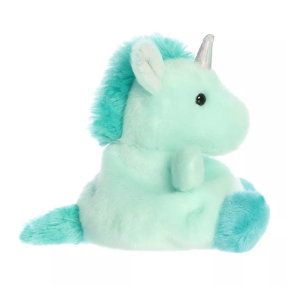 Palm Pals Tilly the Blue Unicorn 5in Plsuh - Image 2