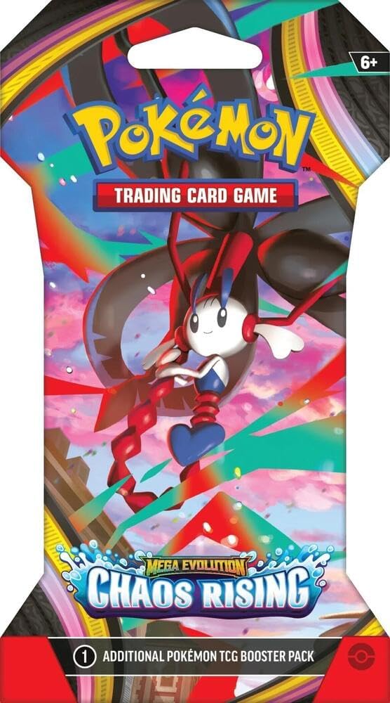 Pokemon Mega Evolution - Chaos Rising Sleeved Booster Pack (style may vary)