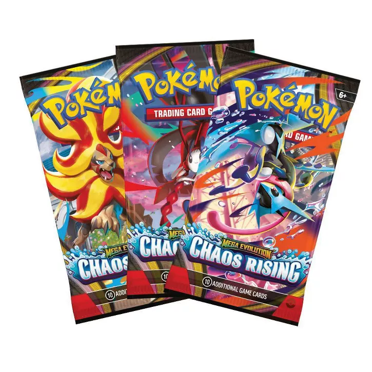 Pokémon Mega Evolution Chaos Rising Three-Booster Blister (style may vary) - Image 2