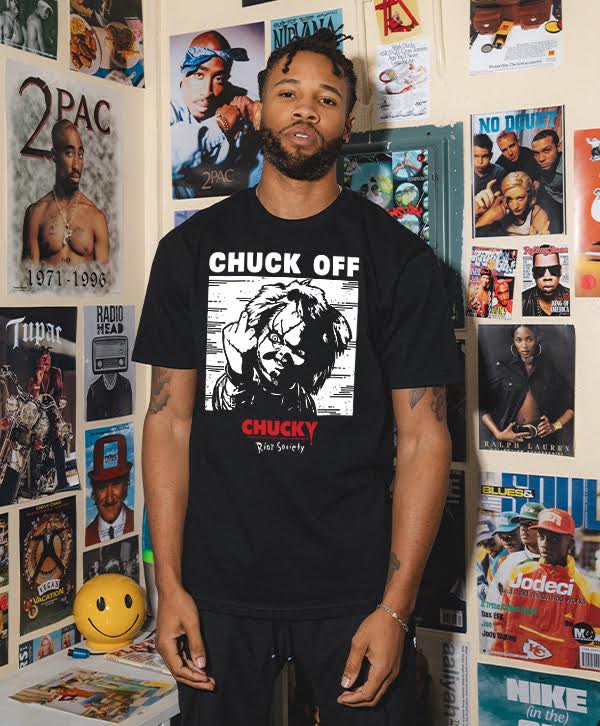 Riot Society Chucky Chuck Off T-Shirt - Image 2