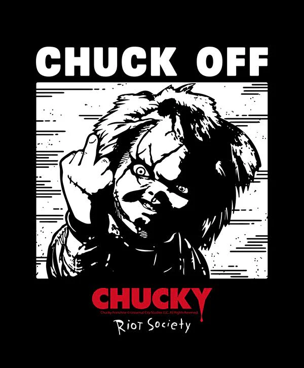 Riot Society Chucky Chuck Off T-Shirt - Image 3