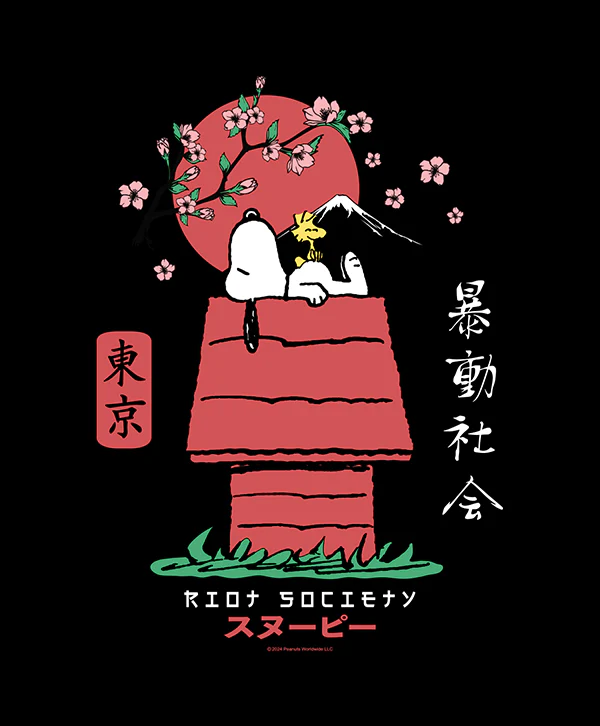 Riot Society Peanuts Pagoda T-Shirt - Image 5