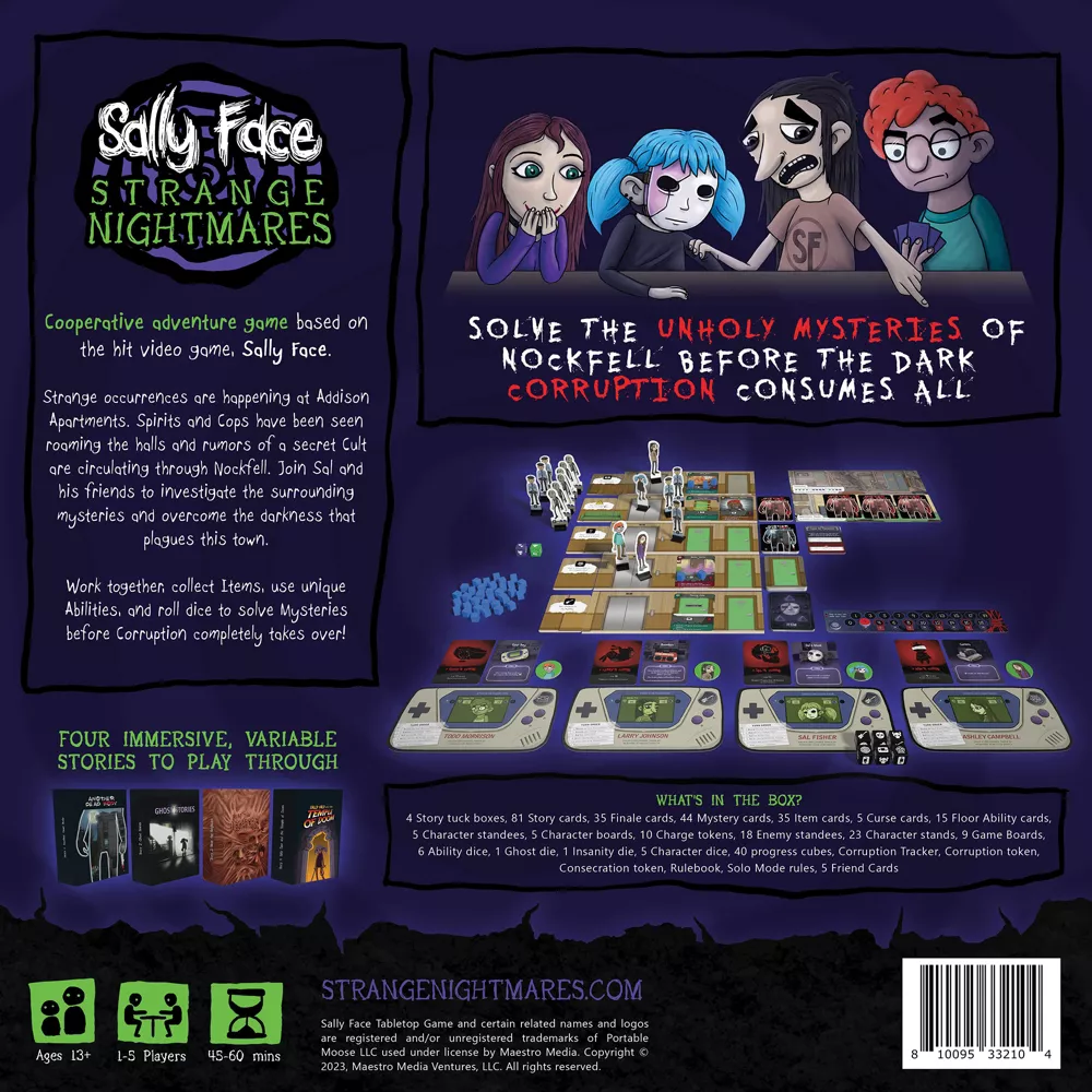 Sally Face: Strange Nightmares Cooperative Board Game - Image 3