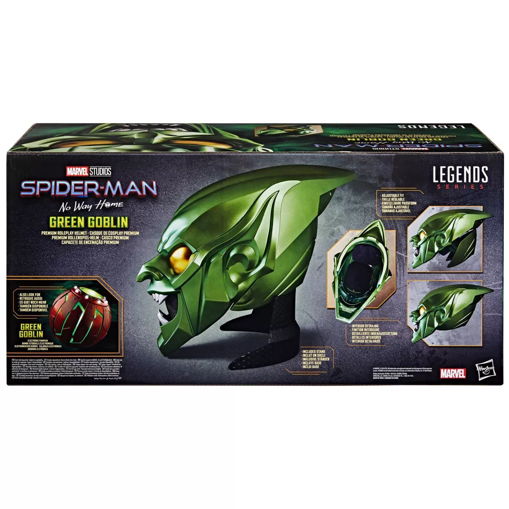 Spider-Man Legends Series Green Goblin Roleplay Helmet - Image 3