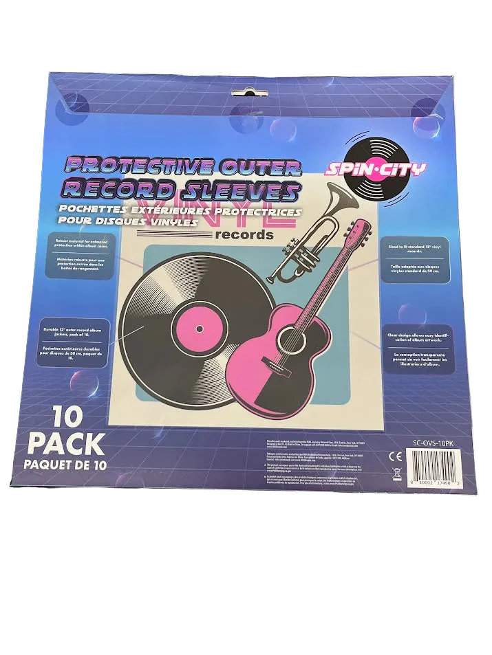 Spin-City 12" Outer Vinyl Sleeves 10-Count - Image 2