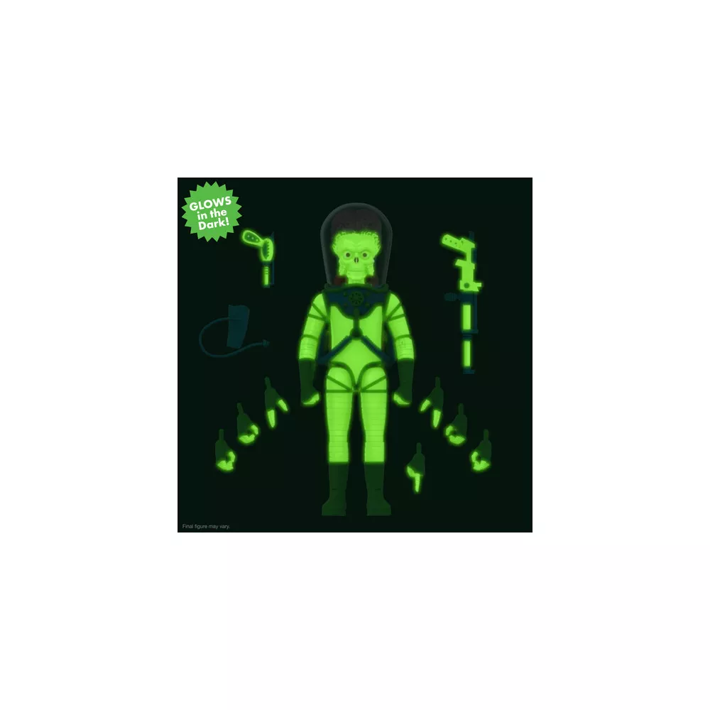Super7 - Mars Attacks - ULTIMATES! Wv2 - Martian (Glow) Action Figure - Image 2