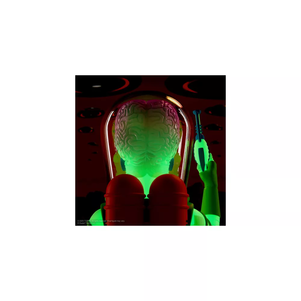 Super7 - Mars Attacks - ULTIMATES! Wv2 - Martian (Glow) Action Figure - Image 5