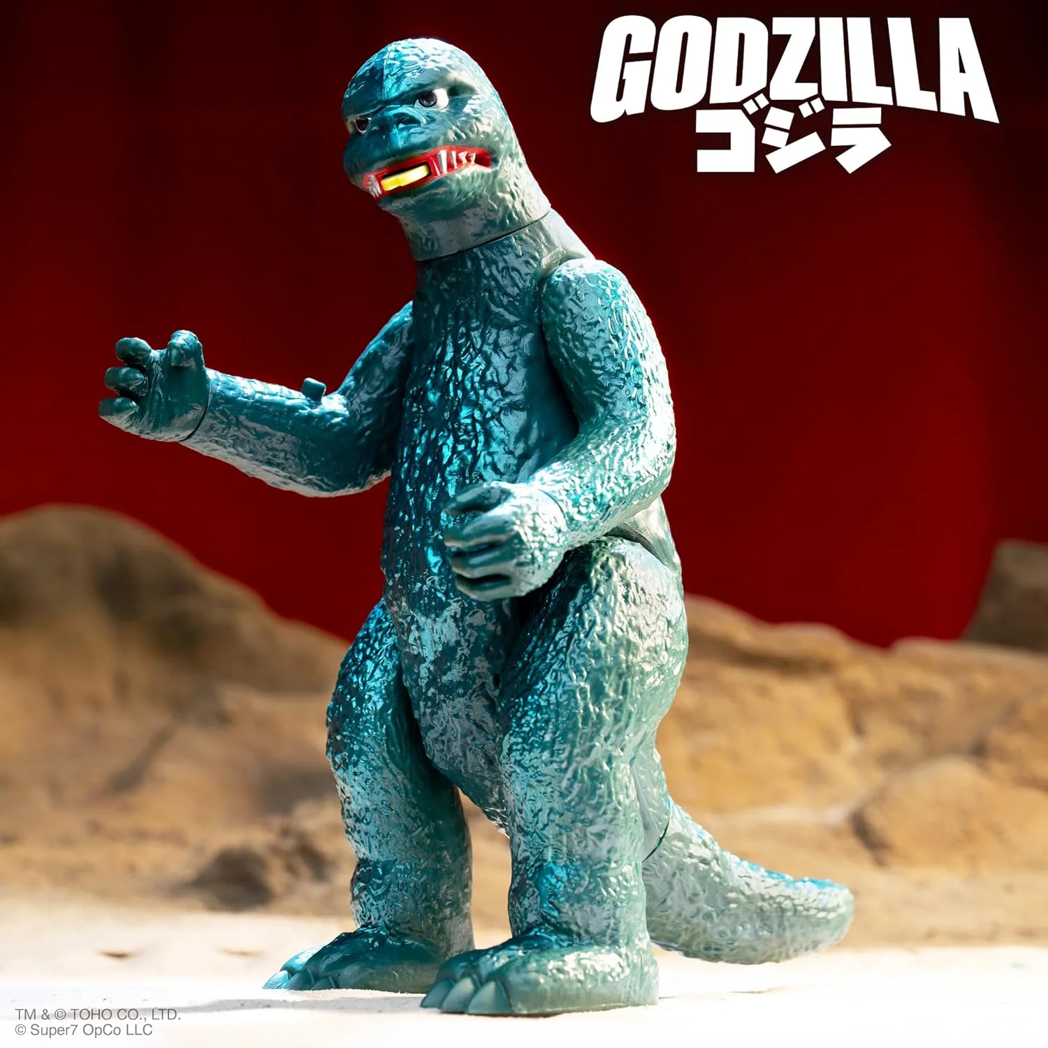 Super7 - Toho - Ultimates! - Shogun Godzilla (Green Metallic Hawaii) - Image 2