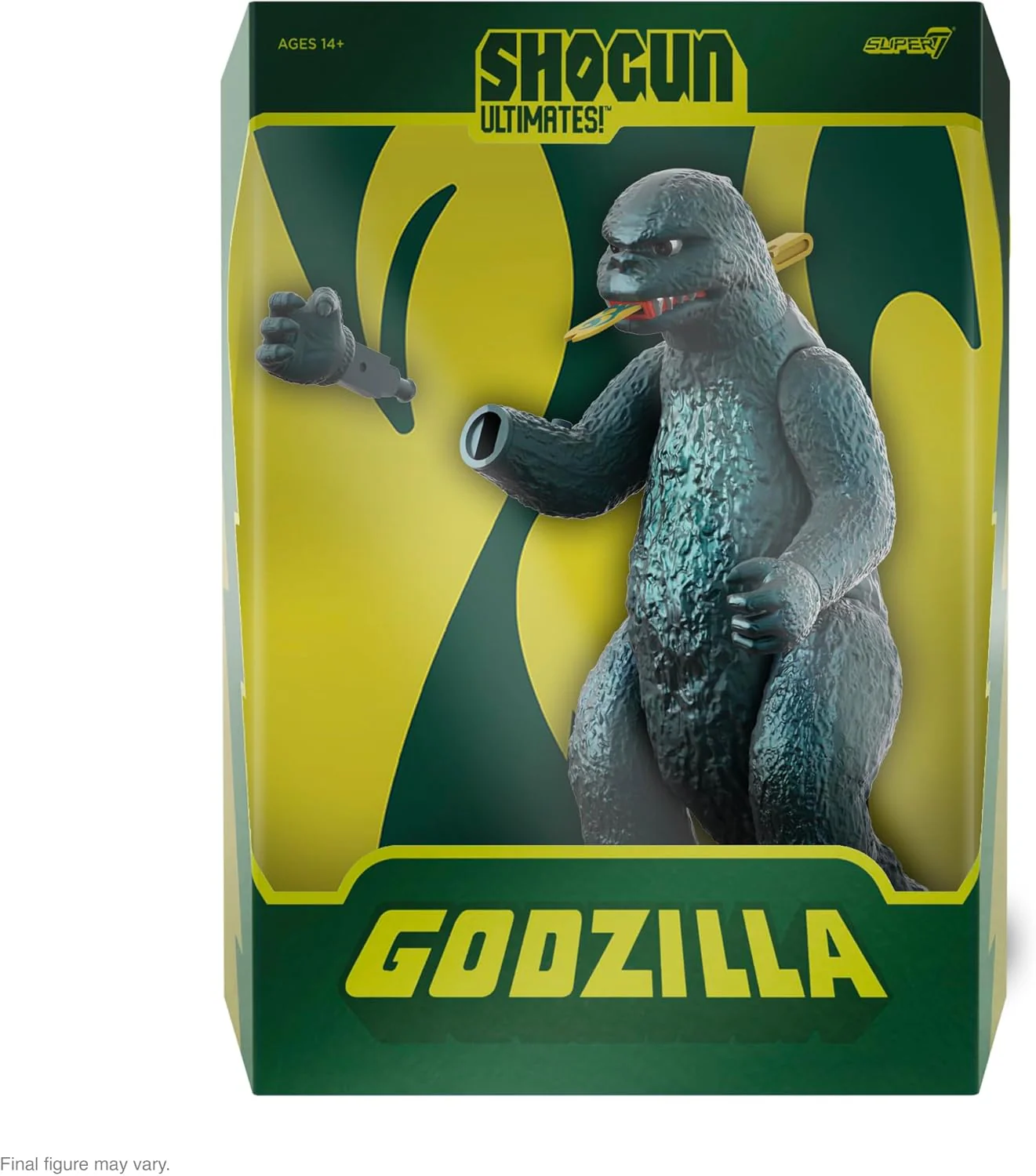 Super7 - Toho - Ultimates! - Shogun Godzilla (Green Metallic Hawaii) - Image 4