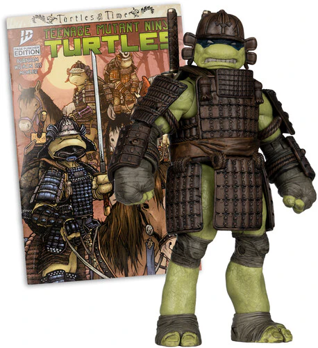 Teenage Mutant Ninja Turtles - Page Punchers - Leonardo 5" Action Figure with Turtles in Time Comic (TMNT)