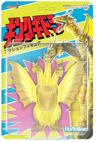 Toho - ReAction Figures - King Ghidorah (Metallic 60th Anniversary)