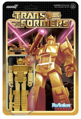 Transformers - Reaction Figures Wv1 - Optimus Prime (Golden Lagoon)